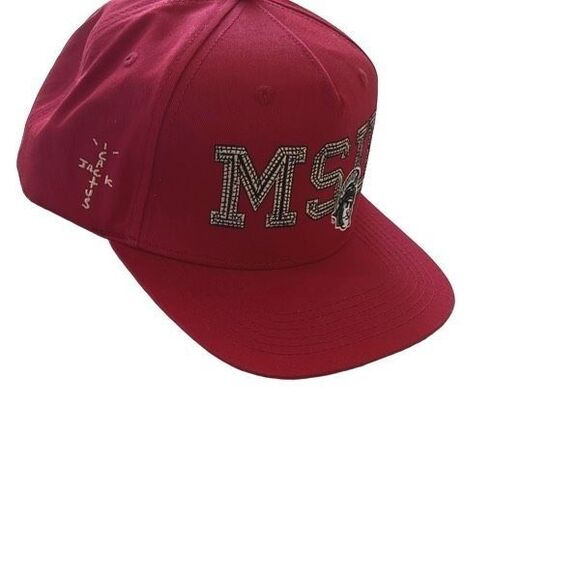 Travis Scott Cactus Jack x Michigan State MSU Mitchell & Ness Hat Snapback (2) - Picture 2 of 4